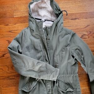 Womens jacket olive color